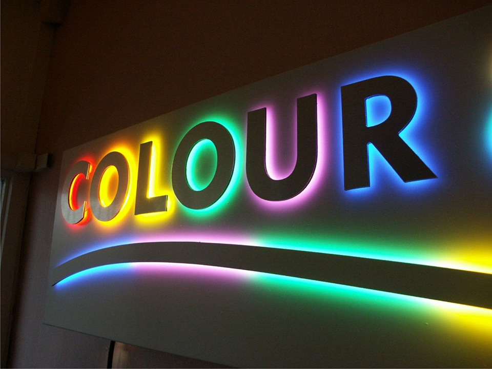 Letreiro de Led Colour