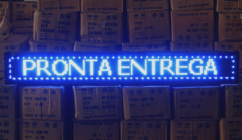 letreiros digitais led